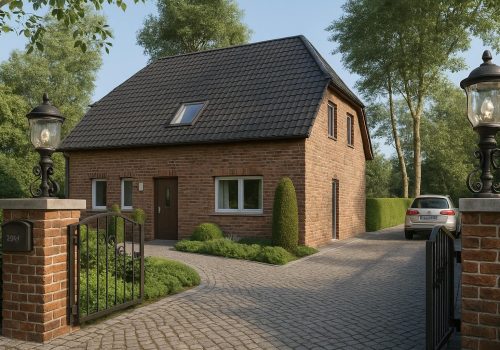 Das Foto zeigt ein modernes Einfamilienhaus, individuell geplant und gebaut von Wilms AG in Berlin-Brandenburg.