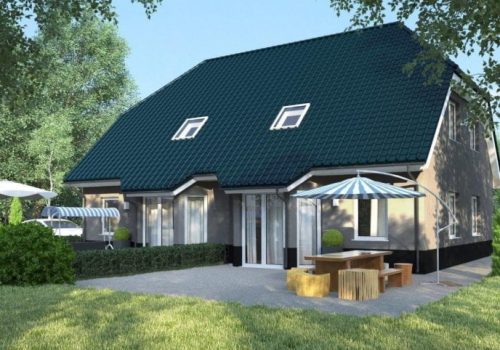 Das Bild zeigt ein großes Haus mit Einliegerwohnung, individuell geplant und gebaut von Wilms AG in Berlin und Brandenburg